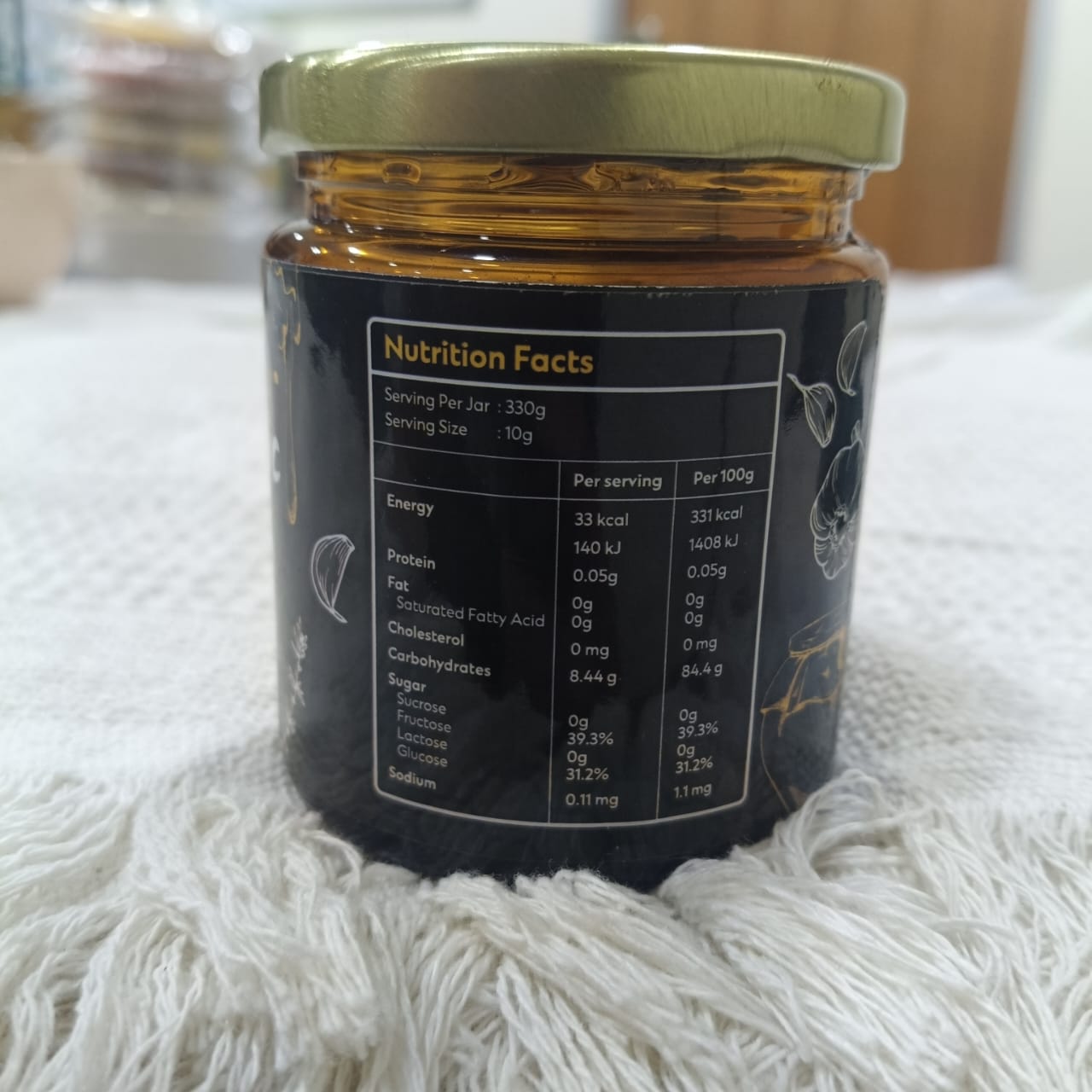 Sunspin Black Garlic Honey Malaysia –330g - Image 2