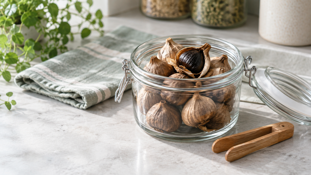 How to Store Black Garlic After Opening